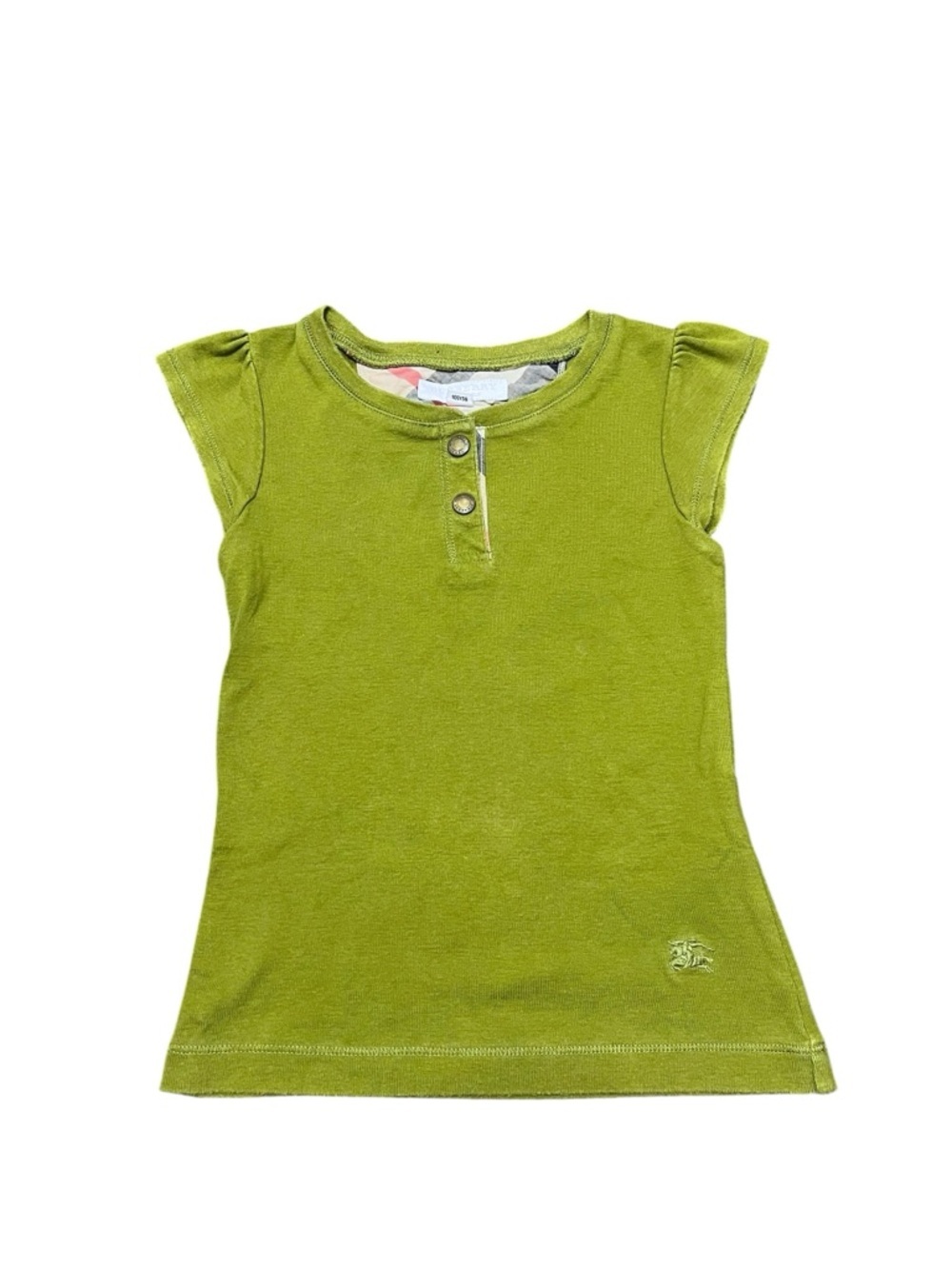 Burberry Children Short Sleeve Henley Shirt